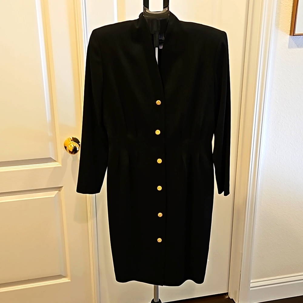 Bichon black evening or cocktail dress